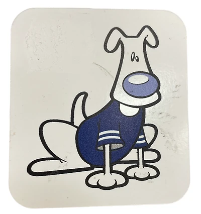 NHL Die-Cut Magnets Family Dog Maple Leafs