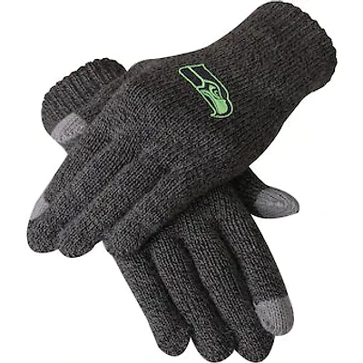 NFL Tech Gloves Charcoal Grey Seahawks