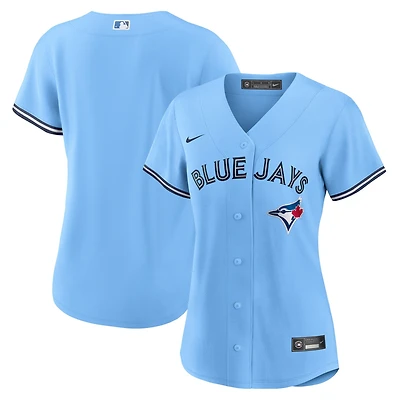 MLB Ladies Jersey Blank Alt Powder Blue Jays