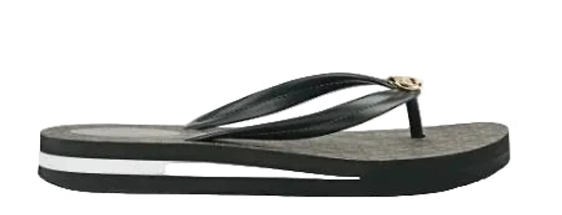Michael Kors Posie Flip Flop Sandals : BLK