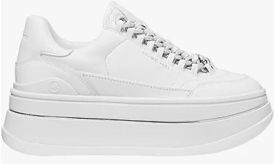 Michael Kors Hayes Chained Laced Sneakers: Optic White