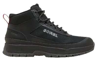 Sorel Mens OUTING NW™ SNEAKER MID Men's Waterproof Sneaker: blk