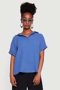 Oversized Short Sleeve Shirt