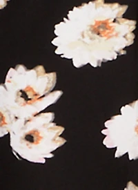 Patterned Cold Shoulder Jumpsuit