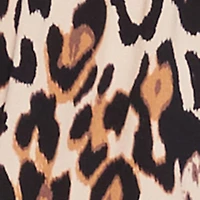 Trendy Animal Print Ruffle Tube Romper