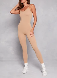 V Neck Cami Catsuit