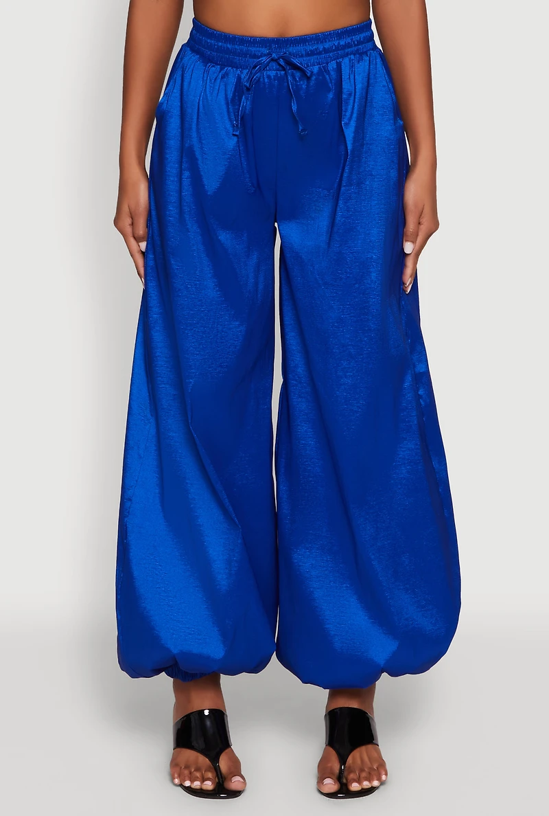 Womens High Waist Balloon Pants,