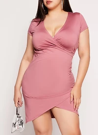 Plus Tulip Hem Midi Dress