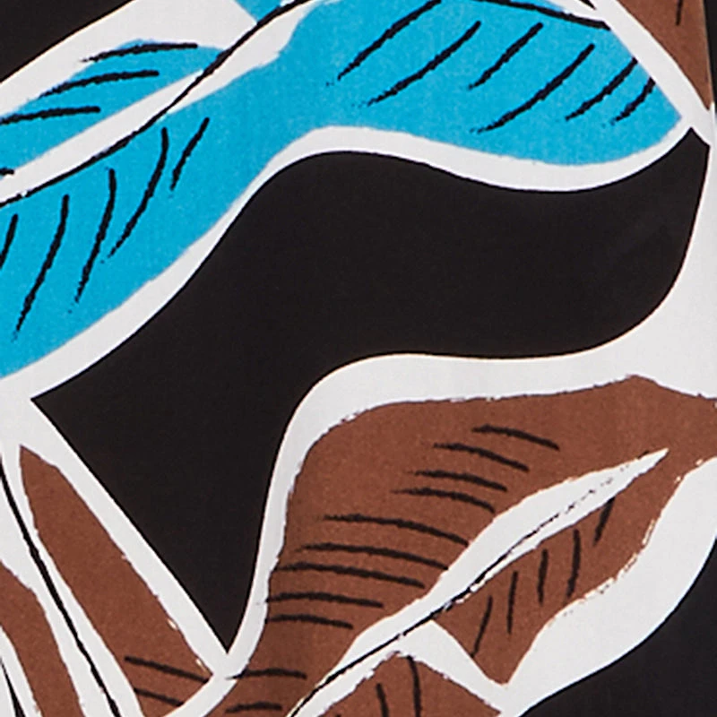 Plus Printed Pattern Open Back Maxi Dress