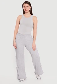 Seamless Rib Knit Racerback Crop Top