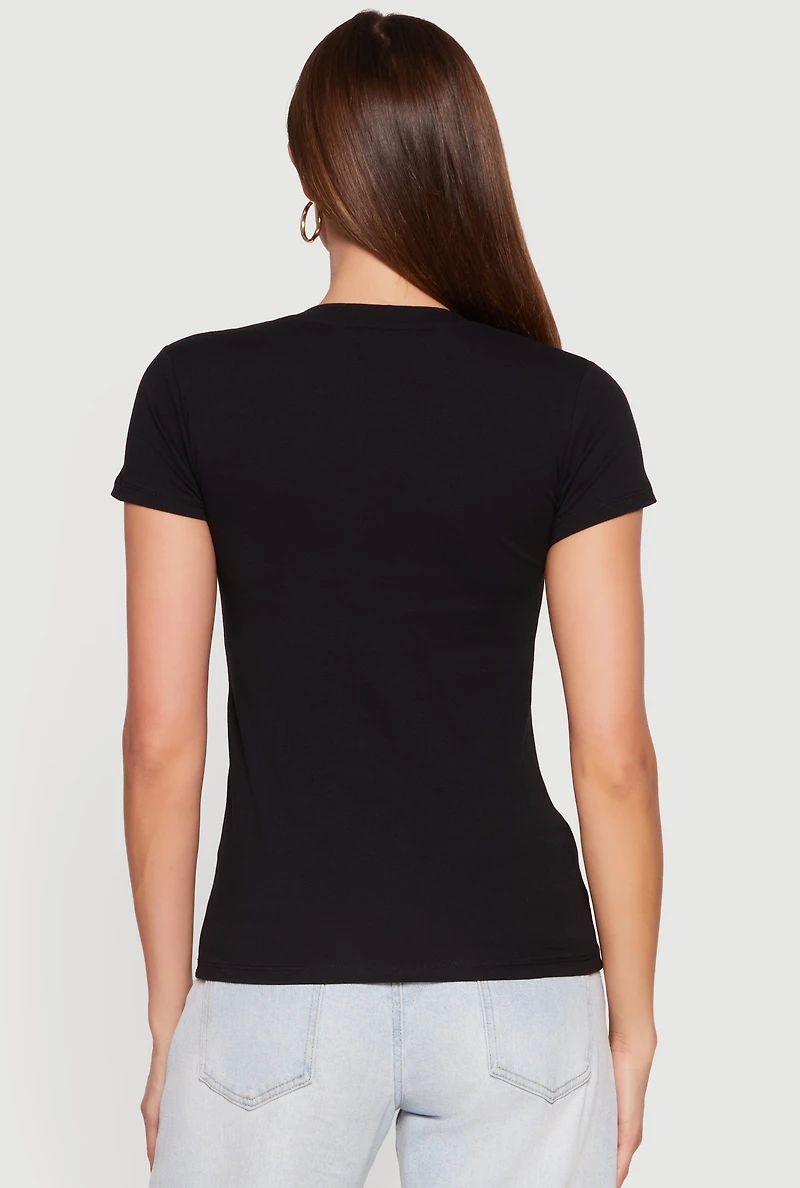 Short Sleeve V-Neck T-Shirt