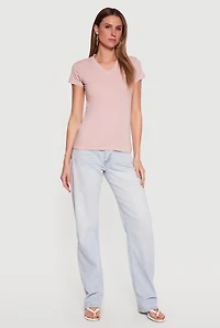 Short Sleeve V-Neck T-Shirt