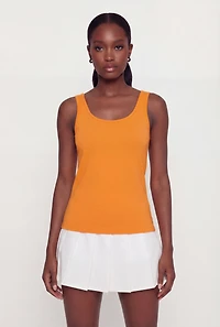 Basic Scoop Neck Tank Top
