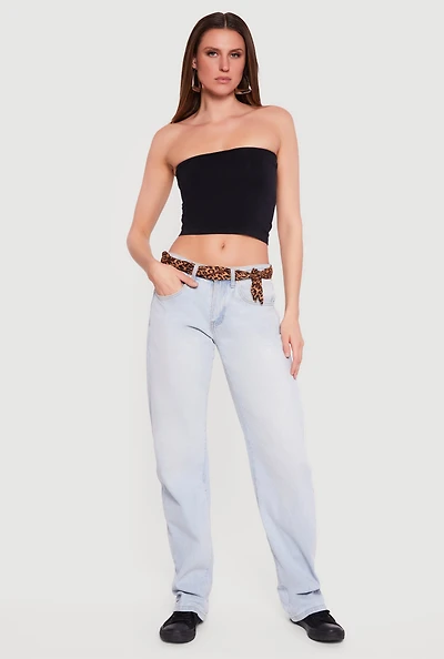 Seamless Tube Top with Shelf Bra