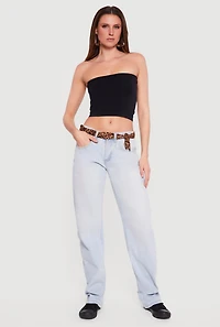 Seamless Tube Top with Shelf Bra