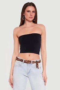 Seamless Tube Top with Shelf Bra