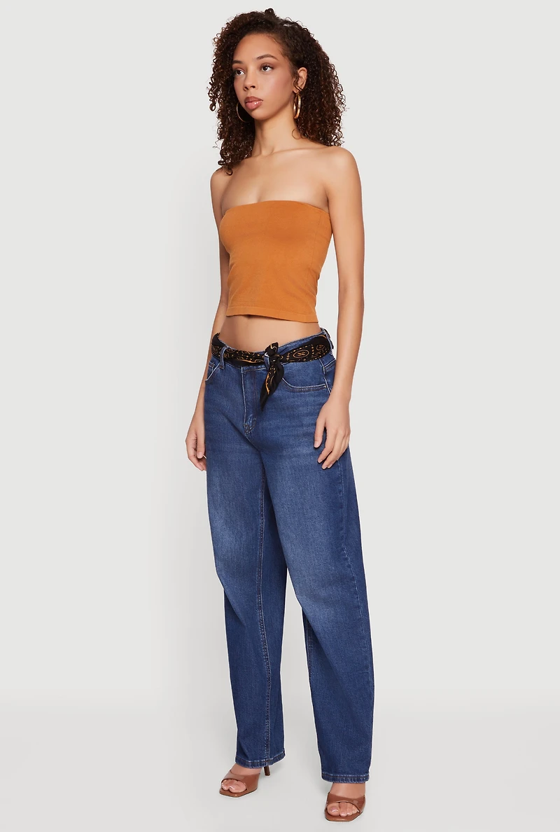 Seamless Tube Top with Shelf Bra