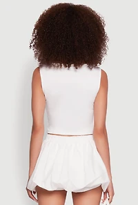 Iris Sweetheart Cropped Tank Top