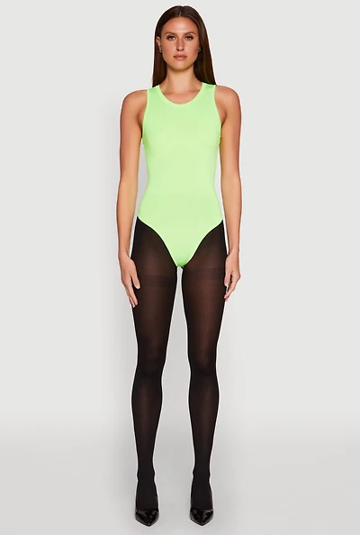 Daisy Crew Neck Tank Bodysuit