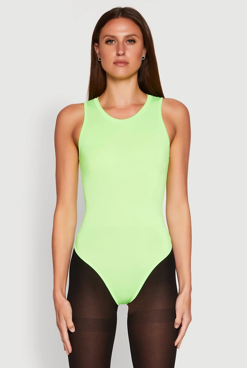 Daisy Crew Neck Tank Bodysuit