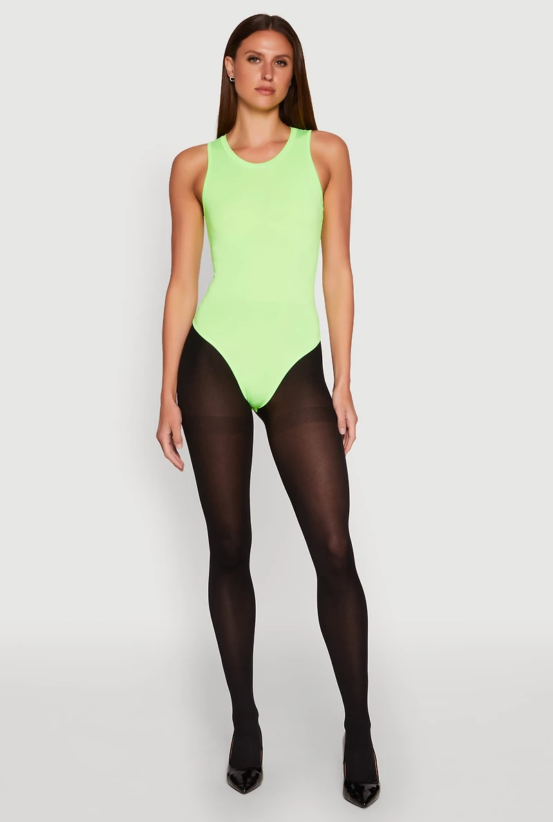 Daisy Crew Neck Tank Bodysuit