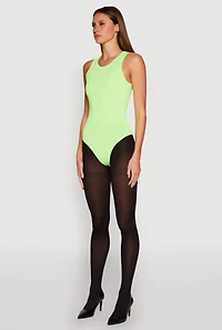 Daisy Crew Neck Tank Bodysuit