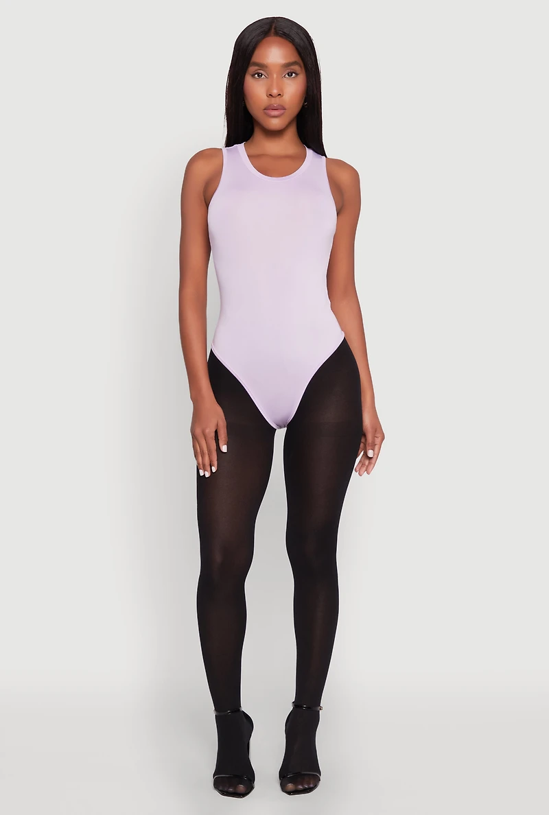Daisy Crew Neck Tank Bodysuit