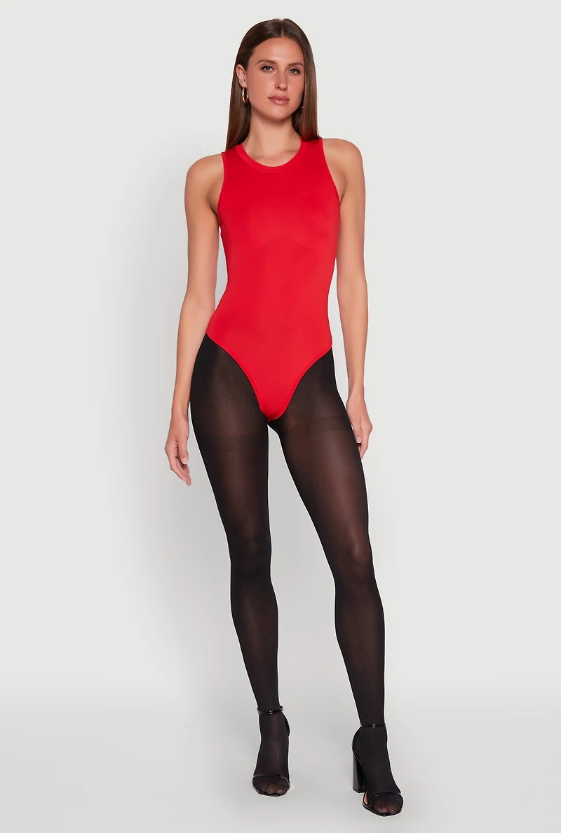 Daisy Crew Neck Tank Bodysuit