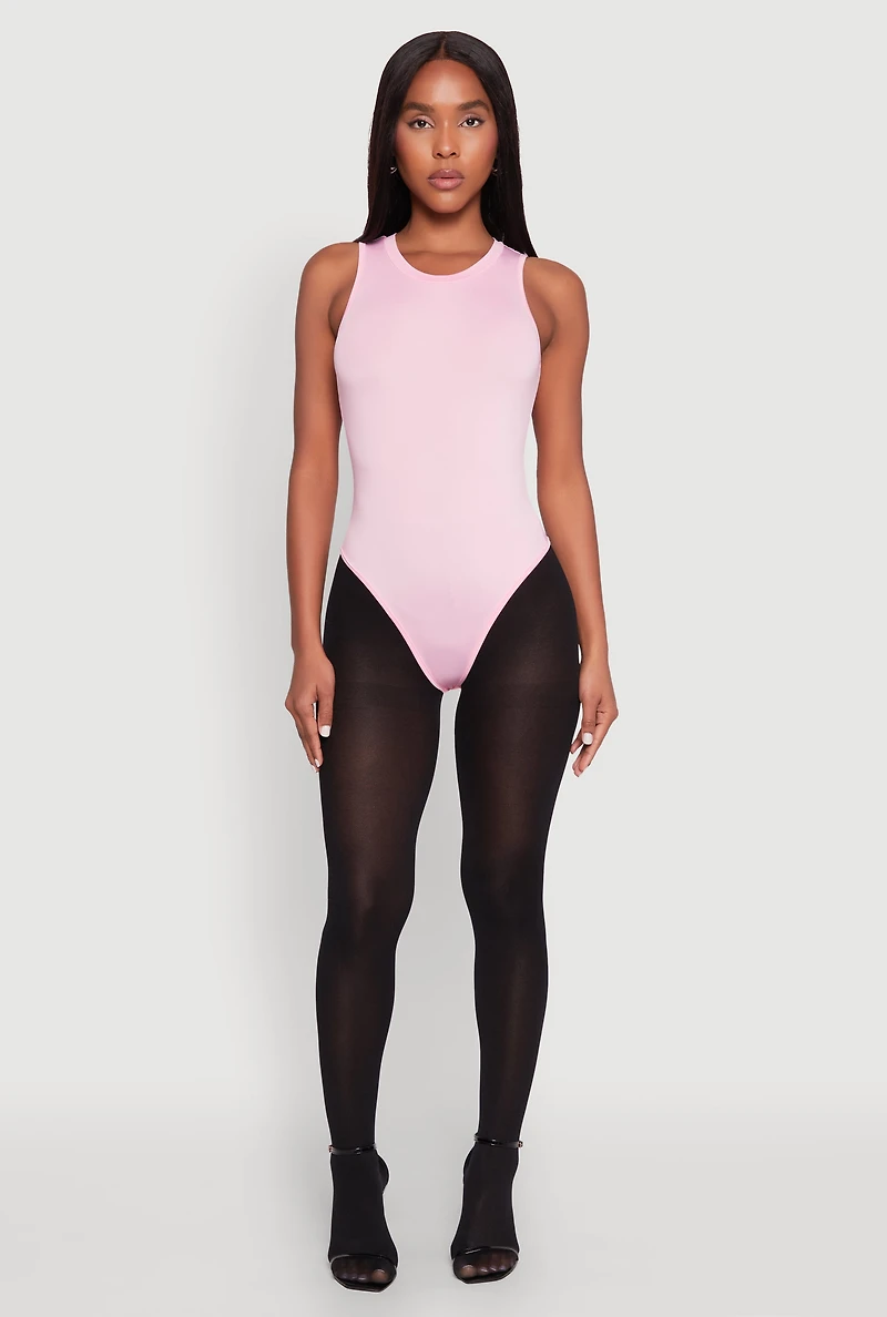Daisy Crew Neck Tank Bodysuit