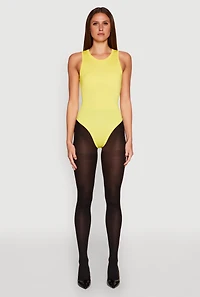 Daisy Crew Neck Tank Bodysuit