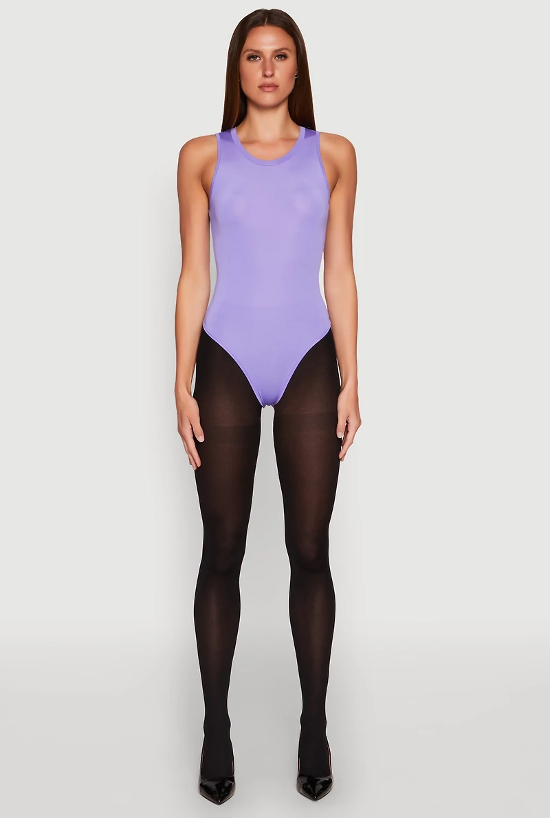 Daisy Crew Neck Tank Bodysuit