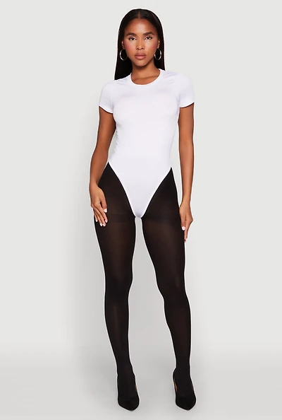 Daisy Short Sleeve Crew Neck Bodysuit