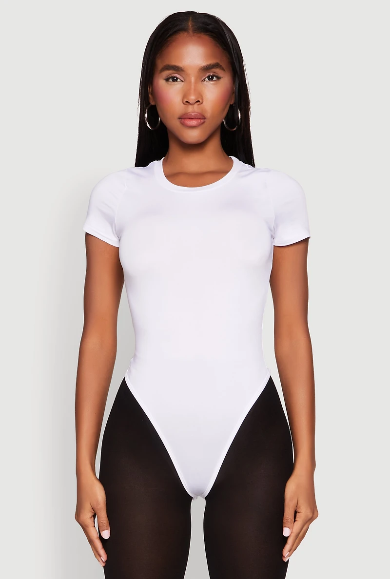 Daisy Short Sleeve Crew Neck Bodysuit