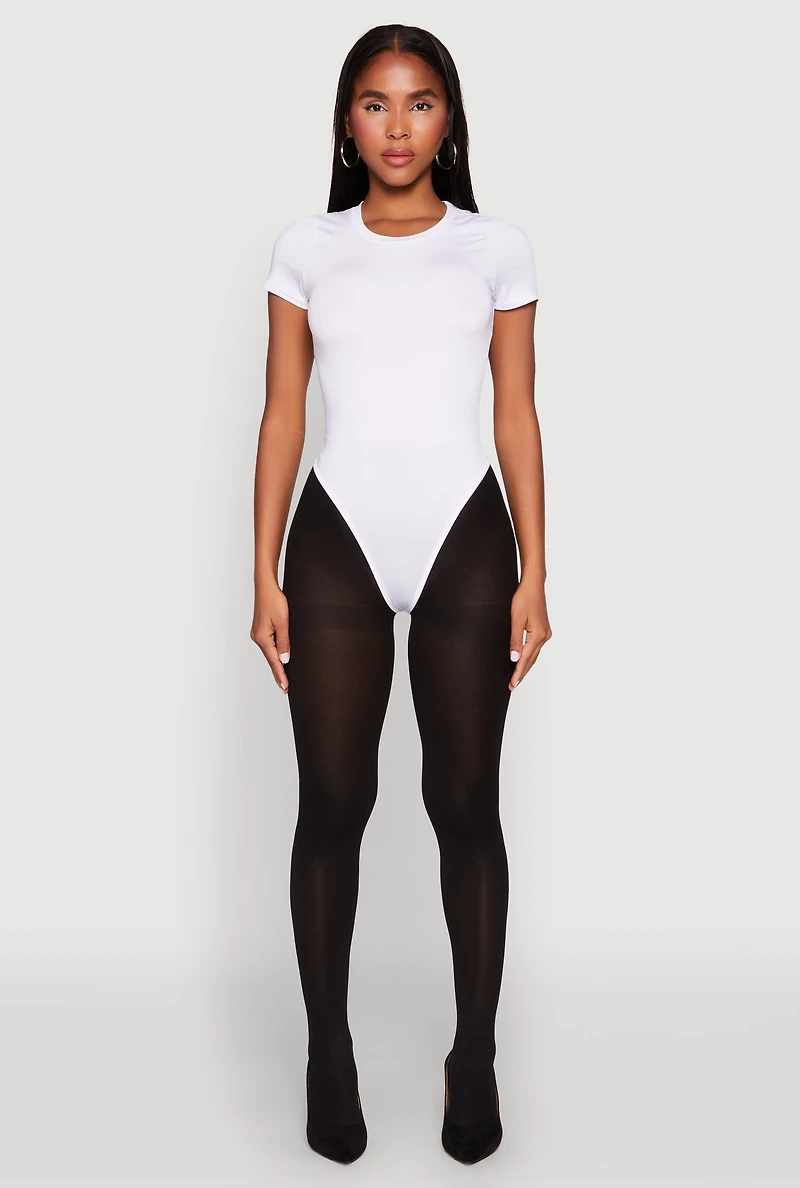 Daisy Short Sleeve Crew Neck Bodysuit