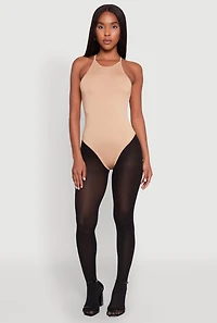 Womens Daisy High Neck Cami Bodysuit,