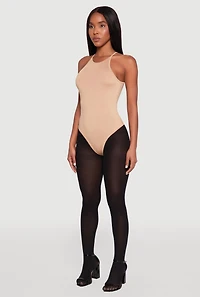 Womens Daisy High Neck Cami Bodysuit,