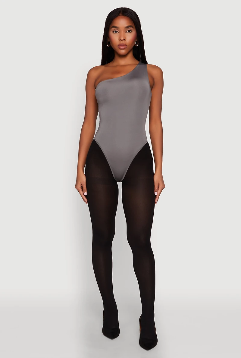 Daisy Sleeveless One Shoulder Bodysuit