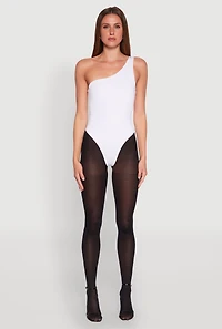 Daisy Sleeveless One Shoulder Bodysuit