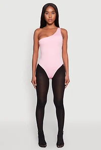 Daisy Sleeveless One Shoulder Bodysuit