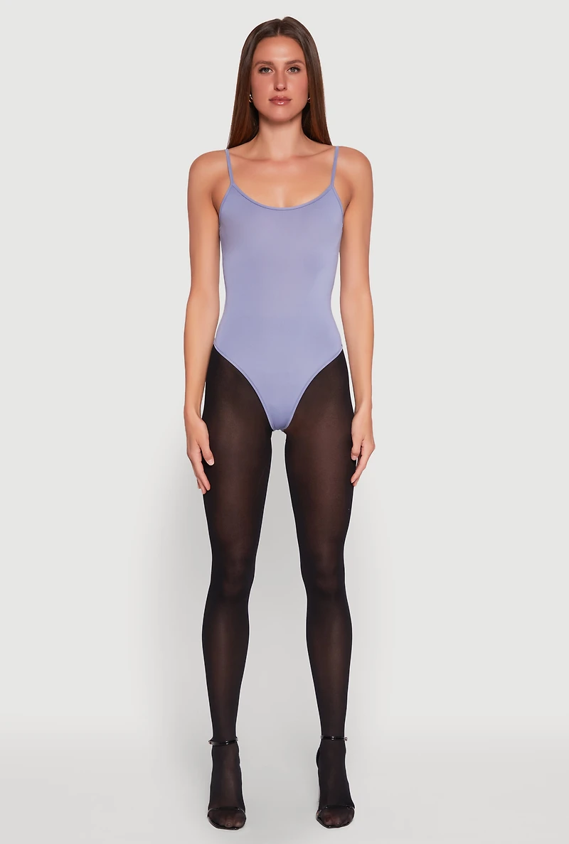 Daisy Scoop Neck Cami Bodysuit