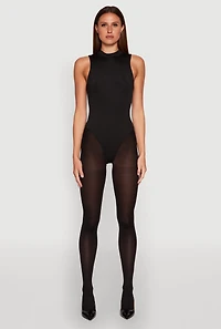 Daisy Mock Neck Tank Bodysuit