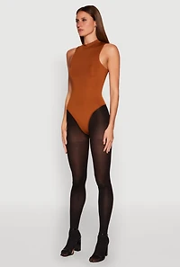 Daisy Mock Neck Tank Bodysuit