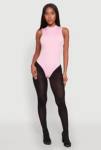 Daisy Mock Neck Tank Bodysuit