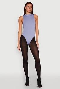 Daisy Mock Neck Tank Bodysuit