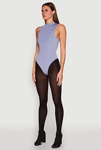 Daisy Mock Neck Tank Bodysuit