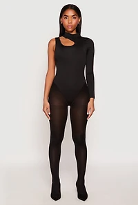 Womens Daisy Keyhole One Shoulder Bodysuit, S
