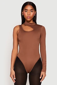 Womens Daisy Keyhole One Shoulder Bodysuit,