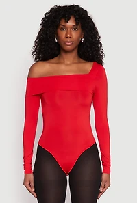 Womens Daisy One Shoulder Bodysuit, S