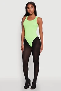 Daisy Basic Ribbed Knit Tank Bodysuit