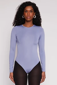 Womens Daisy Crew Neck Long Sleeve Bodysuit, M